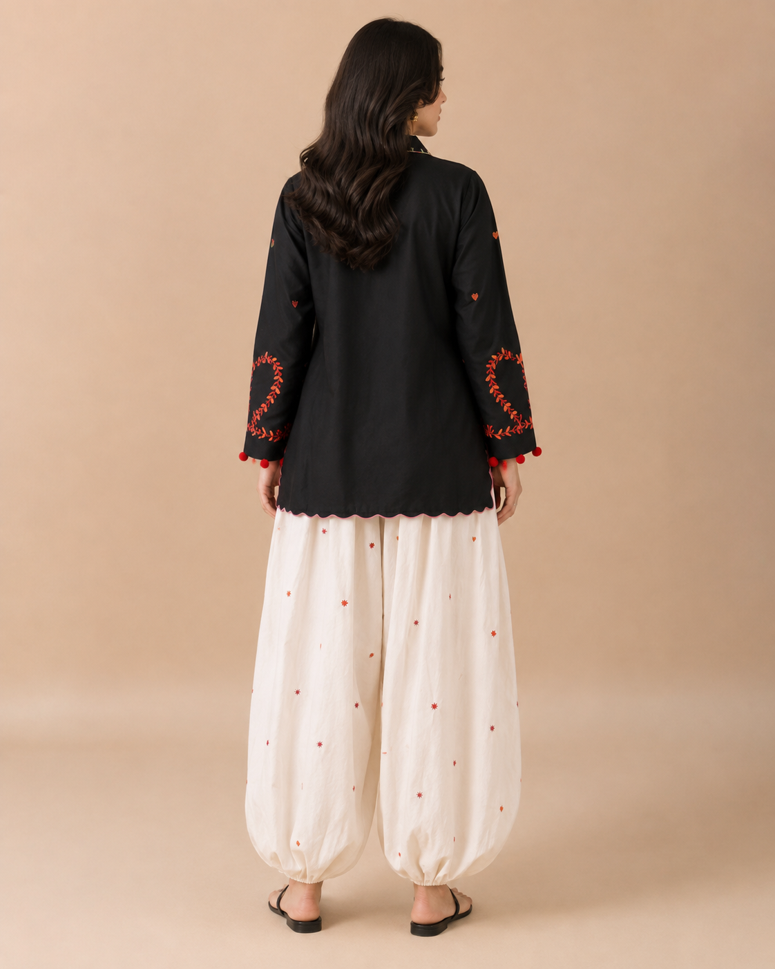 Ananas Embroidered Co-ord Set