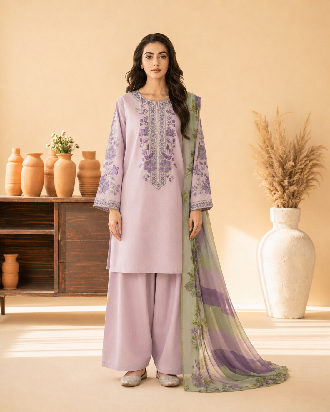 Nargis Embroidered 3pc