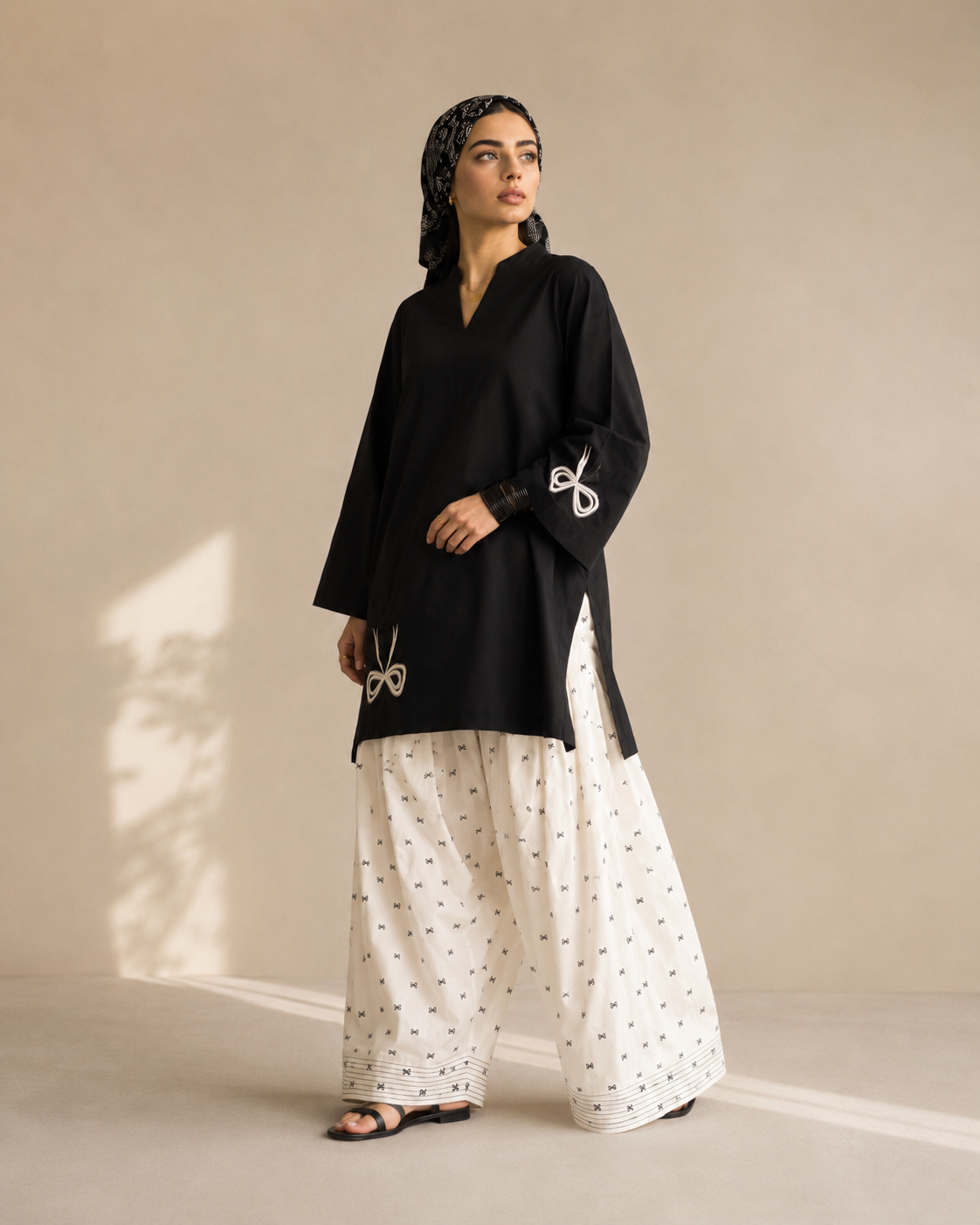 Bow Noir Co-ord Set