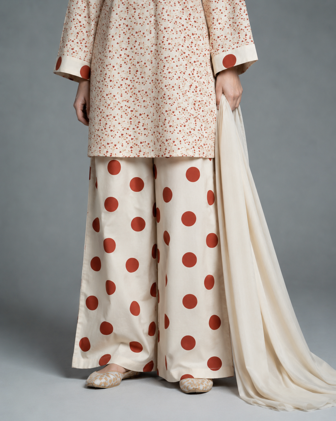 Polka Dot Printed 3pc