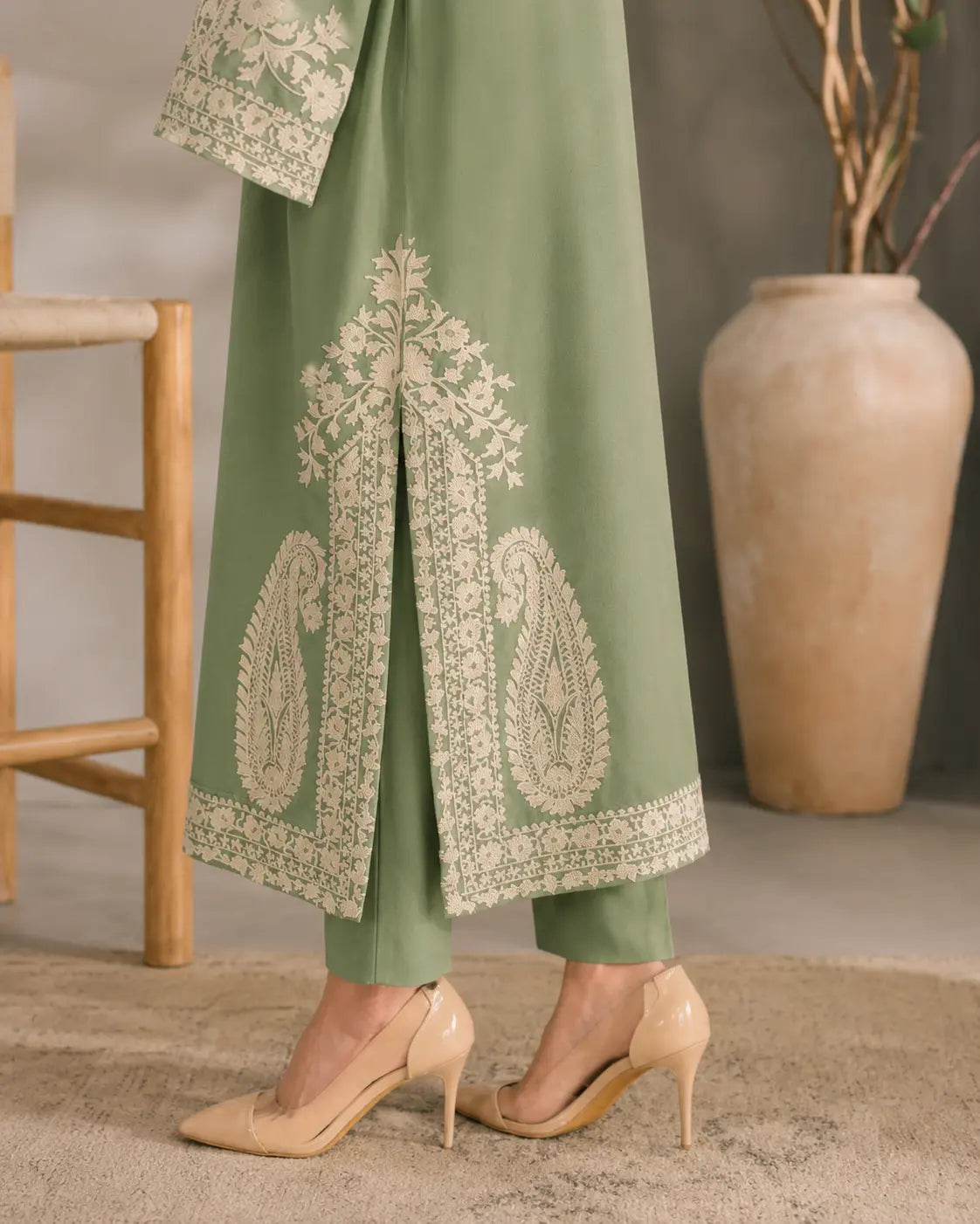 Afreen Embroidered 3Pc