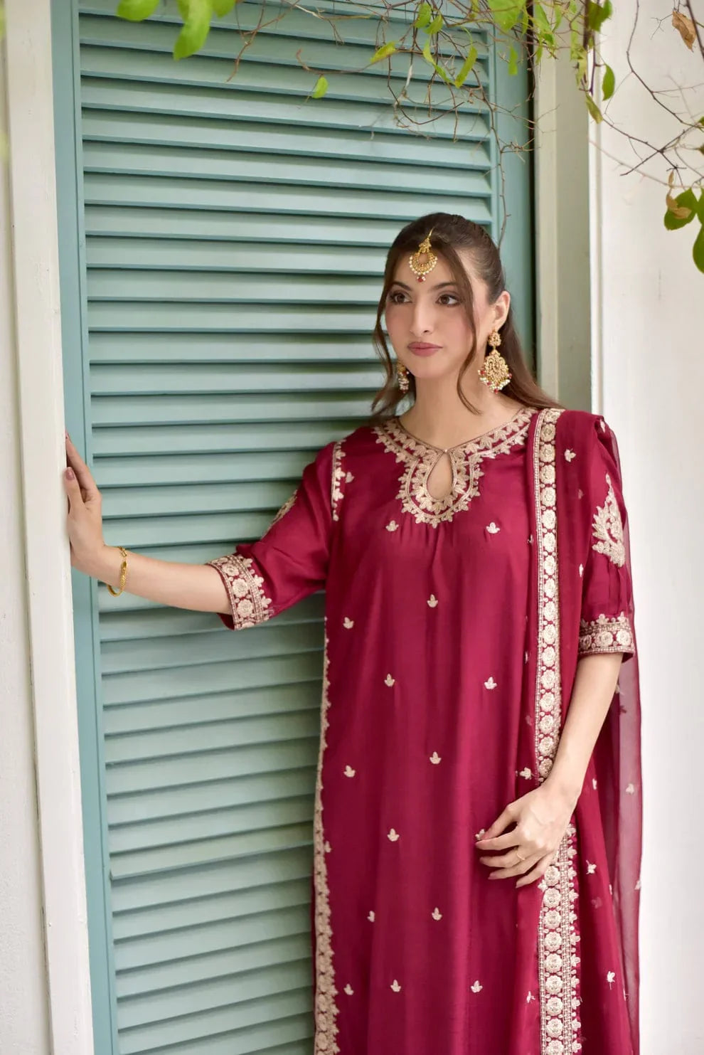 Mushk Embroidered 3Pc