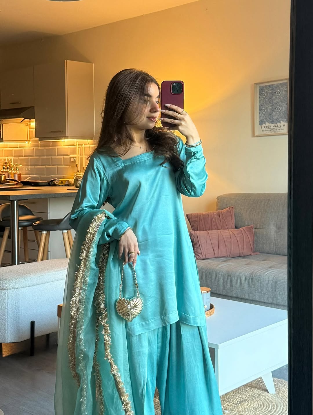 TealBug Embroidered 3pc