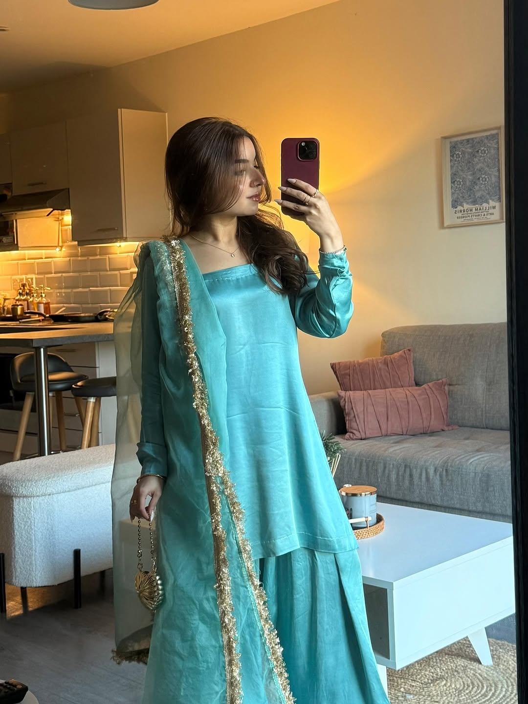 TealBug Embroidered 3pc
