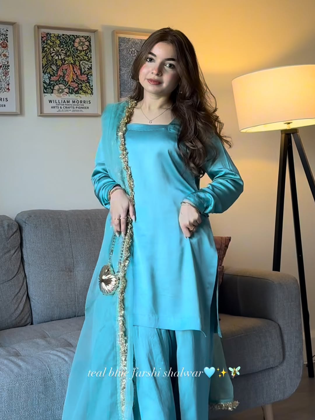 TealBug Embroidered 3pc