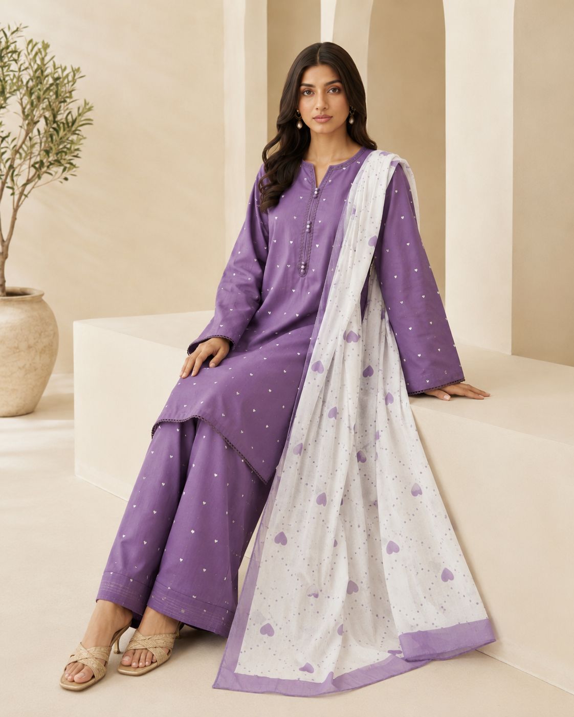 Maya Embroidered 3pc