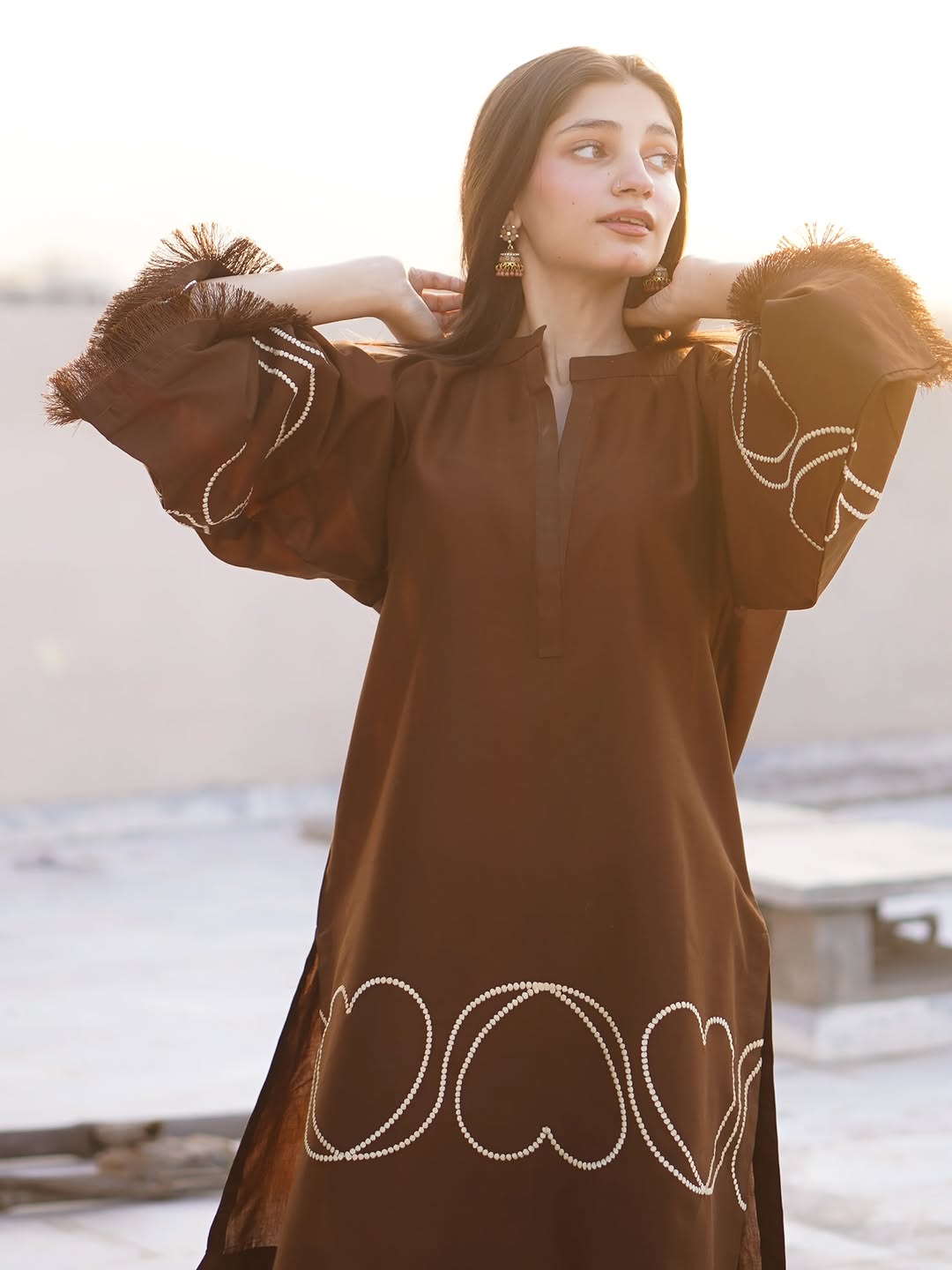 Ava Embroidered co-ord Set