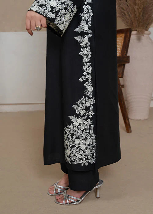 Black Margarita Embroidered 2pc