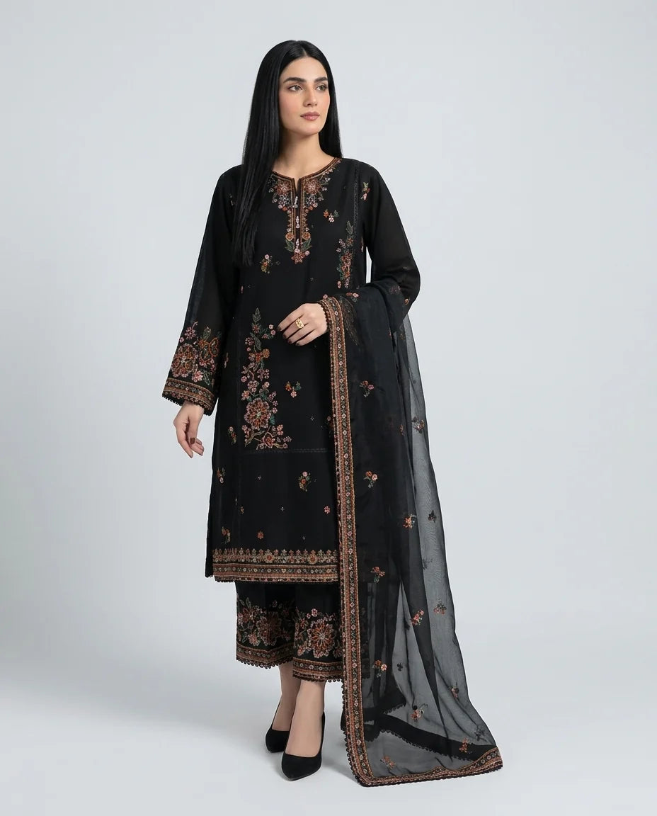 Hareem Embroidered 3PC