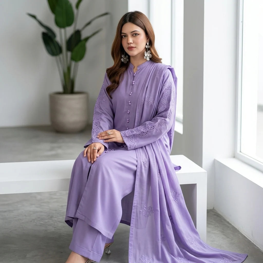 Sofia Embroidered 2PC
