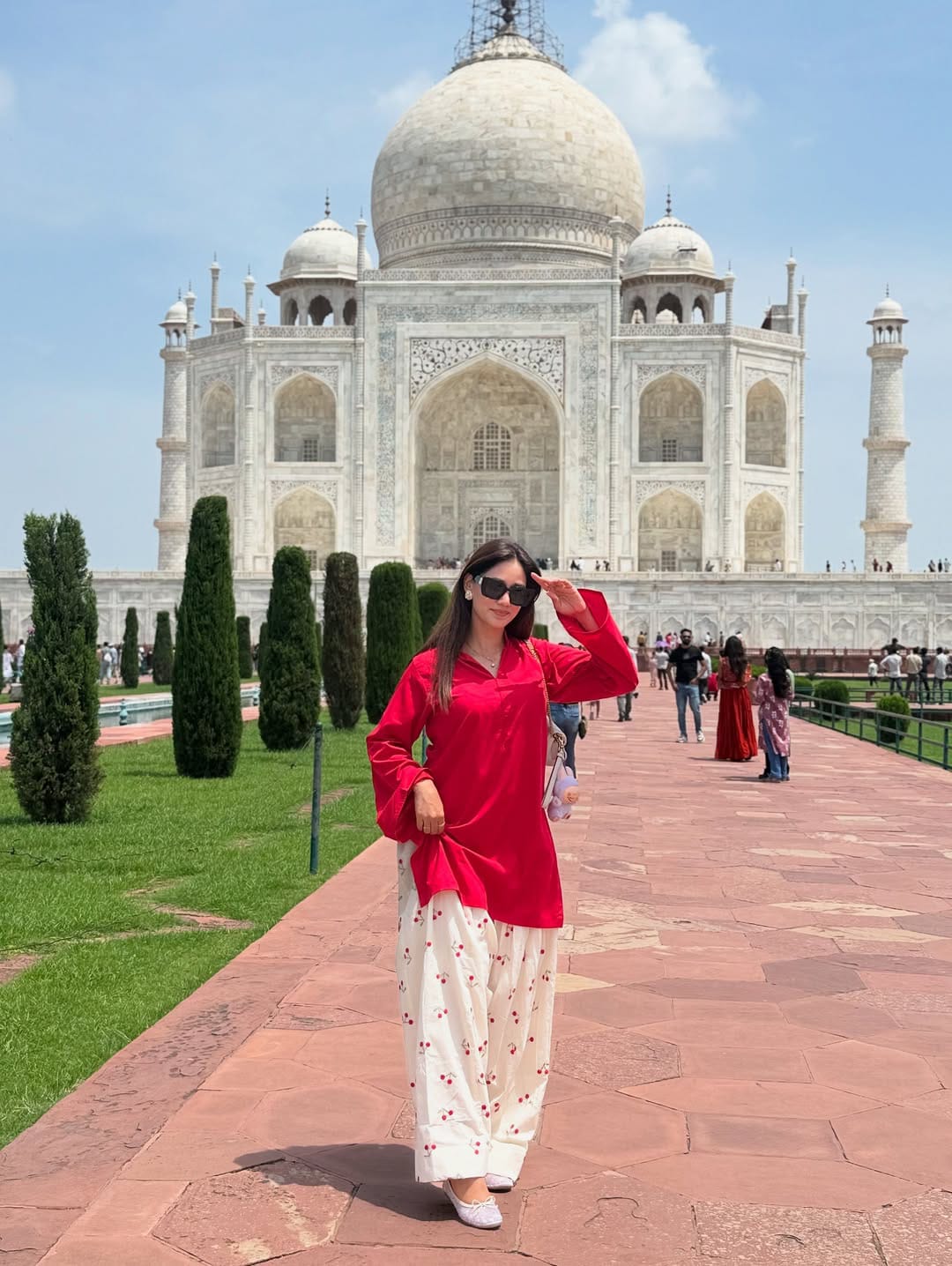 Cherry Embroidered Farshi Shalwar
