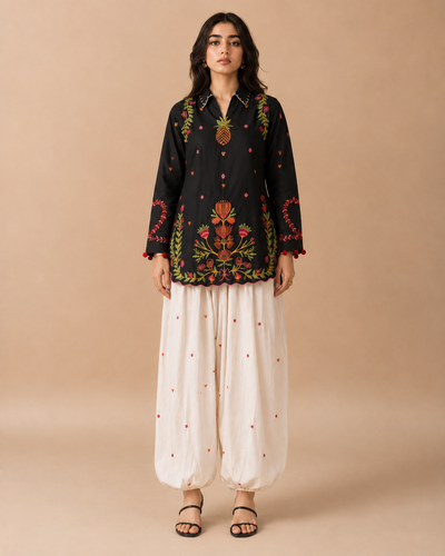 Ananas Embroidered Co-ord Set