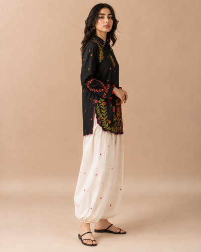 Ananas Embroidered Co-ord Set