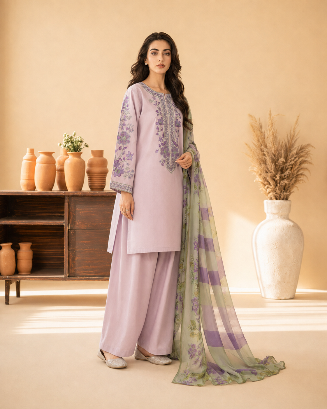 Nargis Embroidered 3pc