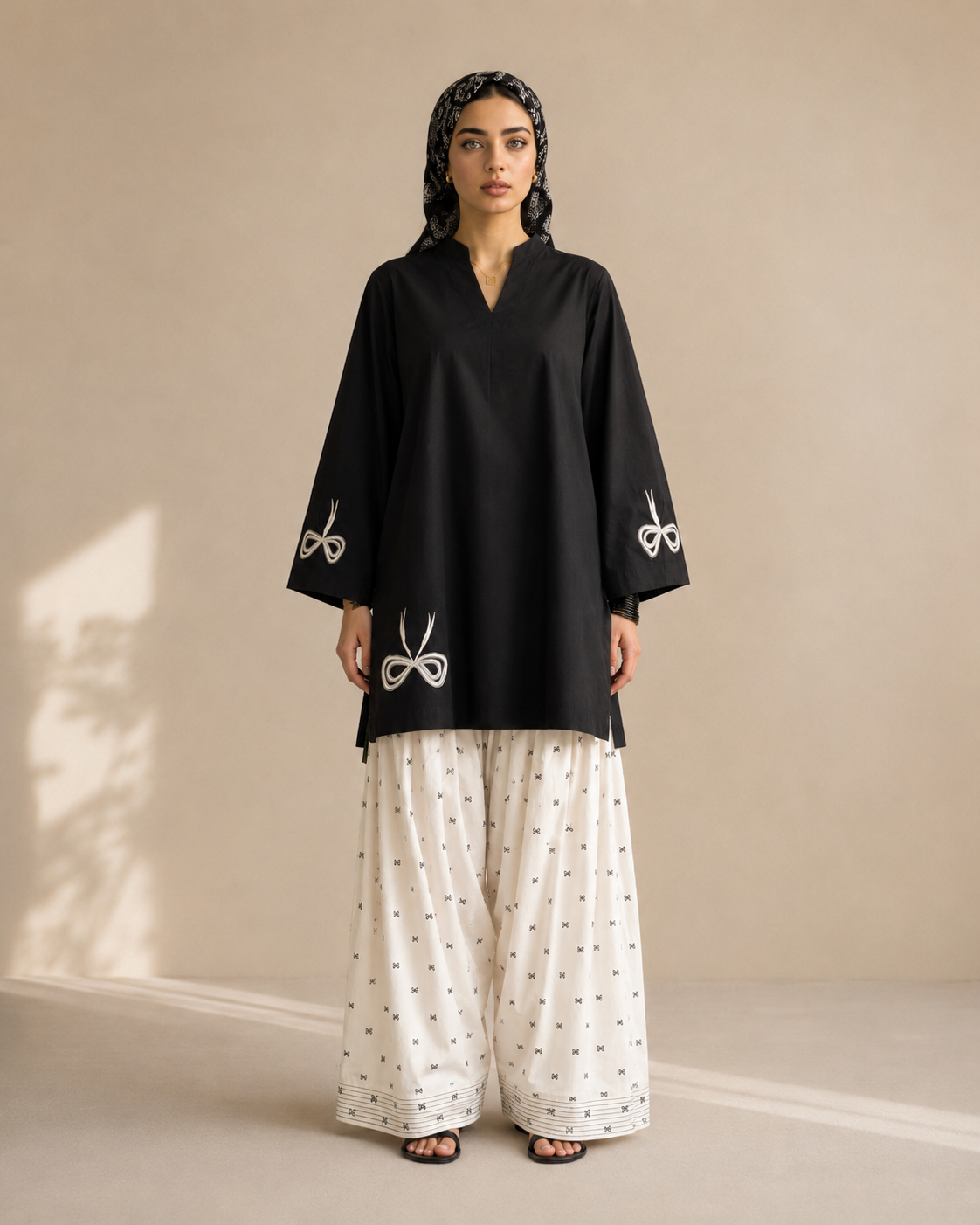 Bow Noir Co-ord Set