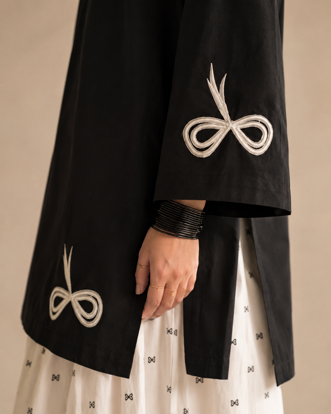 Bow Noir Co-ord Set
