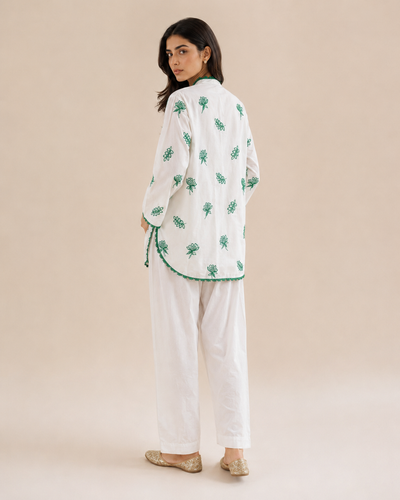 Green Ocean Embroidered 2pc