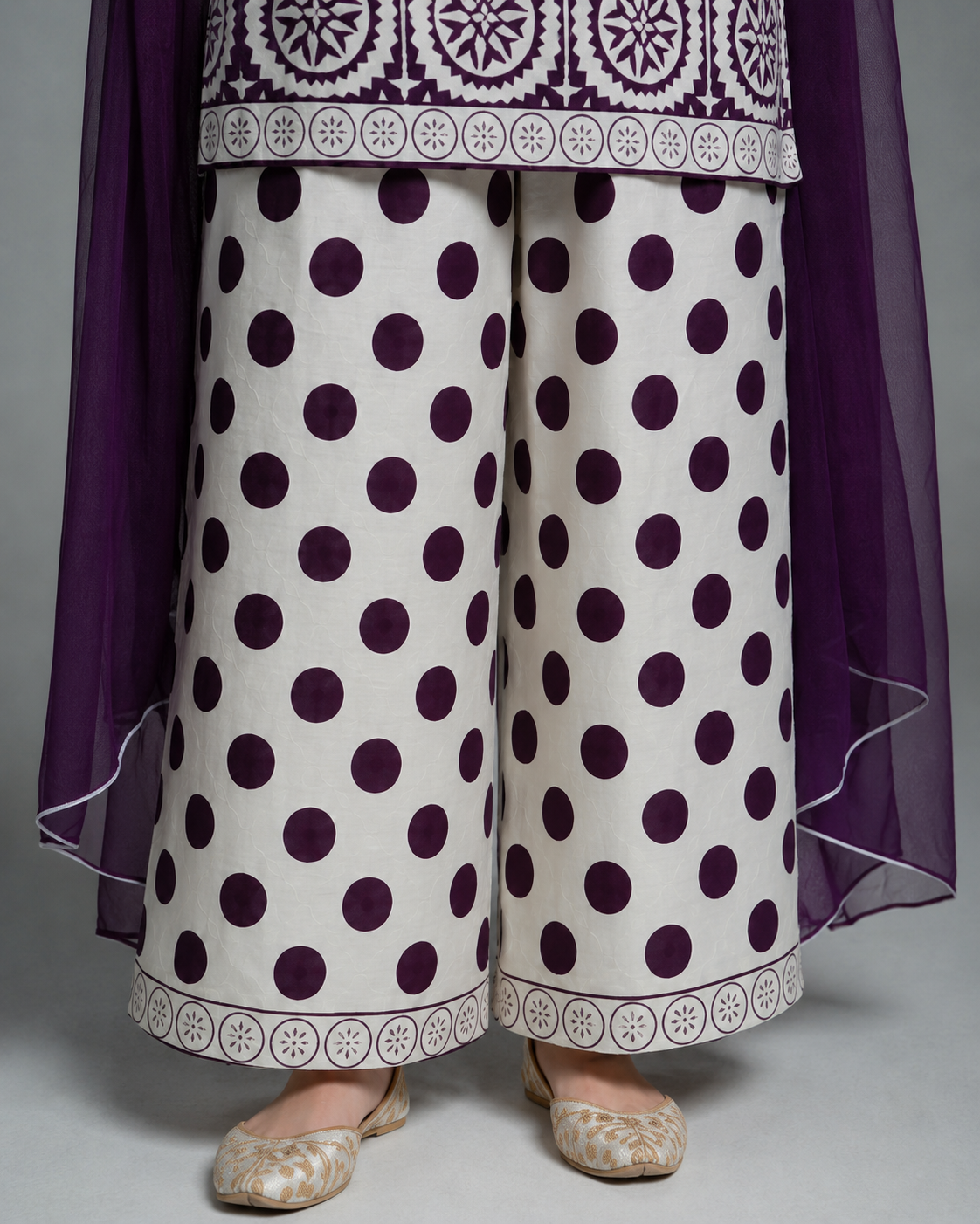 Pemberly Printed 3pc — Purple