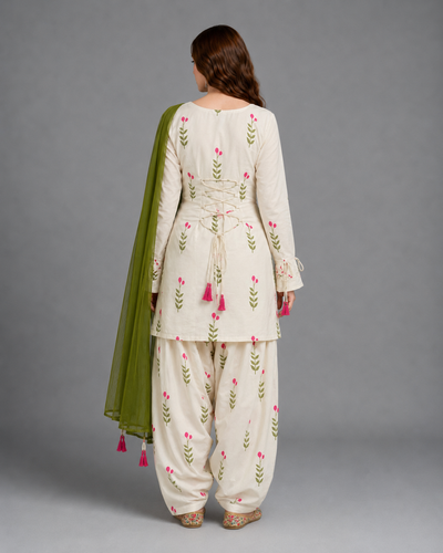 Green Berry Printed 3pc