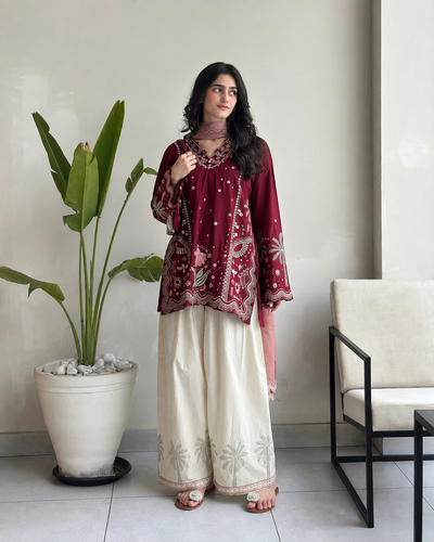 Palmera Embroidered Co-ord Set