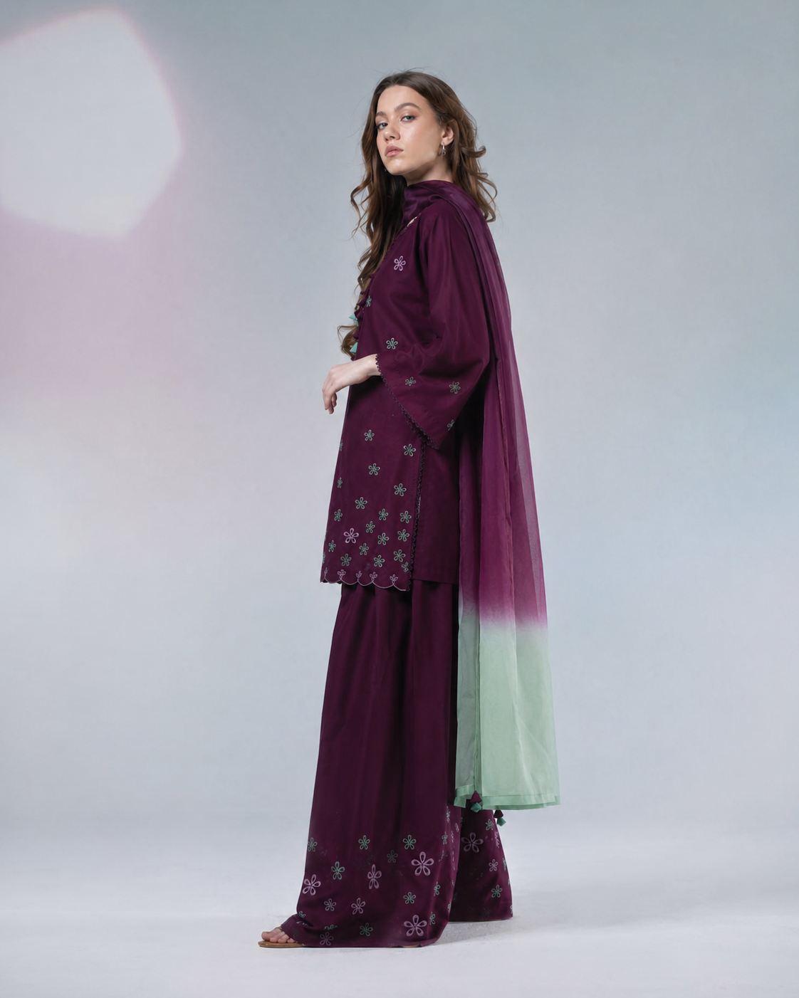 Elora Embroidered 3pc