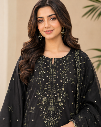 Mannat Embroidered 3pc