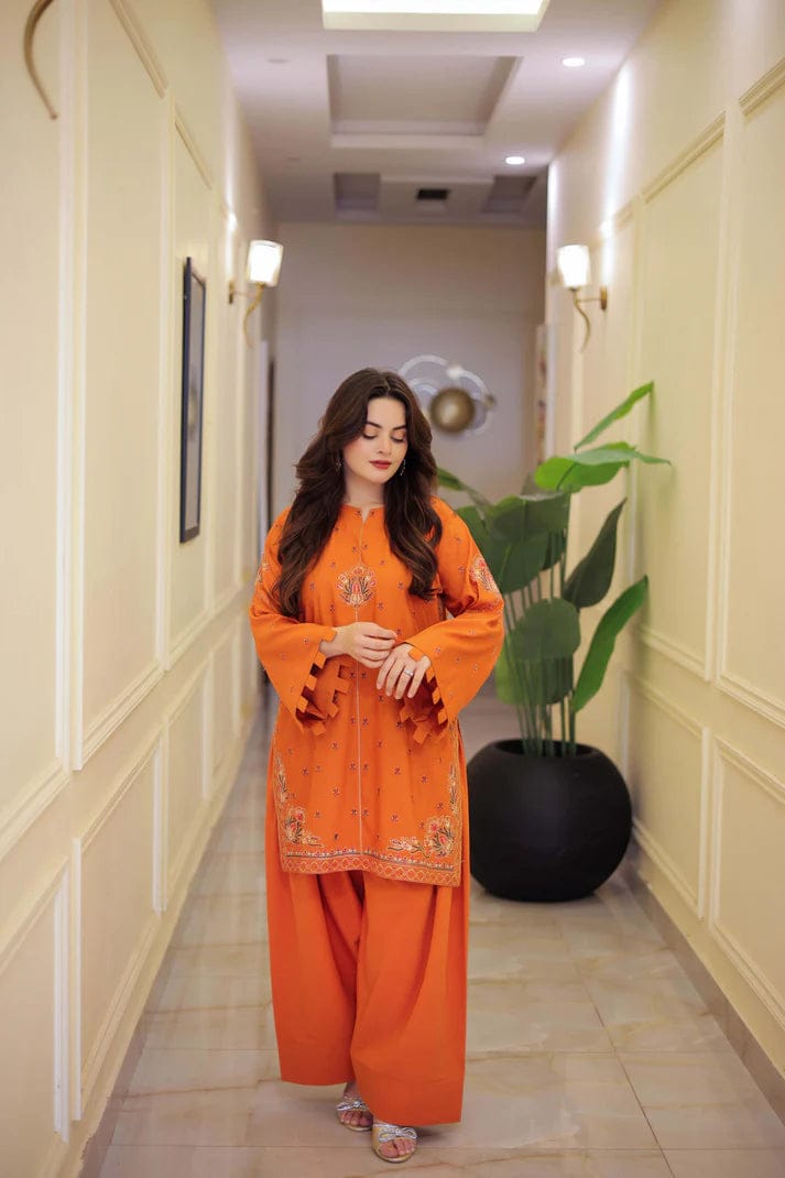Aleena Embroidered 2PC