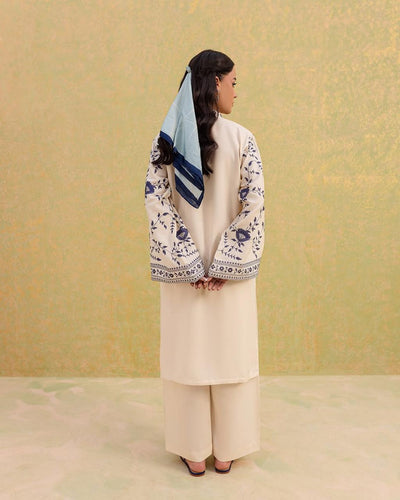 White Embroidered 3-piece lawn suit