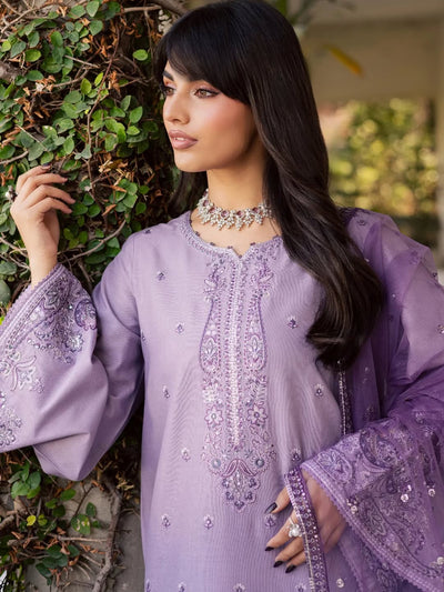 Lavender Embroidered 3pc