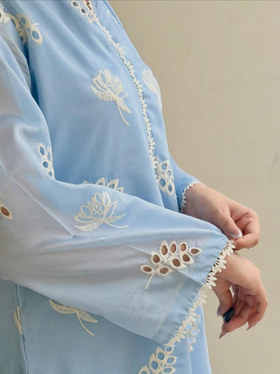 Ocean Sky Embroidered 2pc