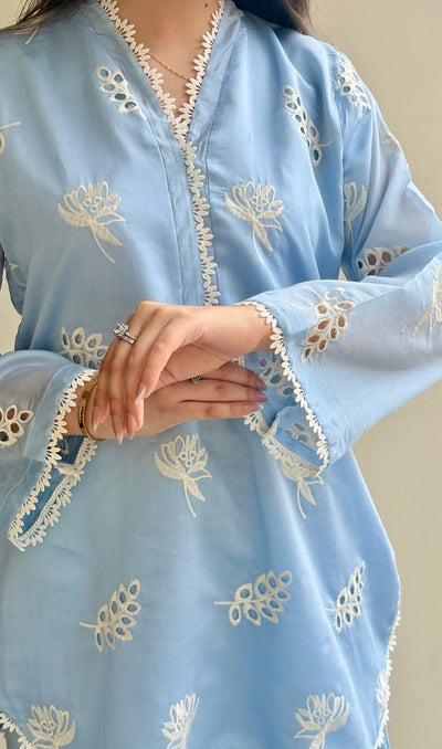 Ocean Sky Embroidered 2pc