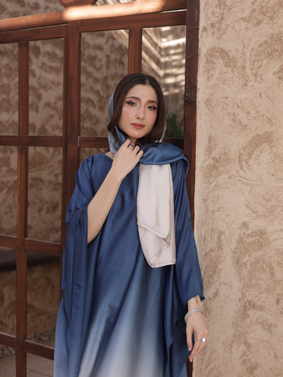 Ocean Double-Tone Kaftan Set