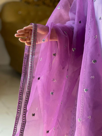 Lavender Embroidered 3pc