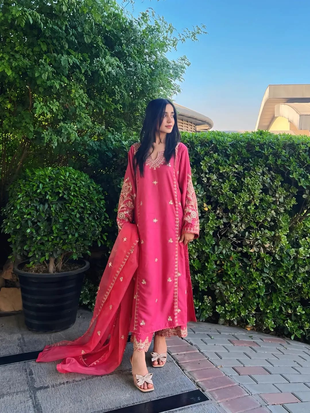 PINK OPAL EMBROIDERED 3PCS