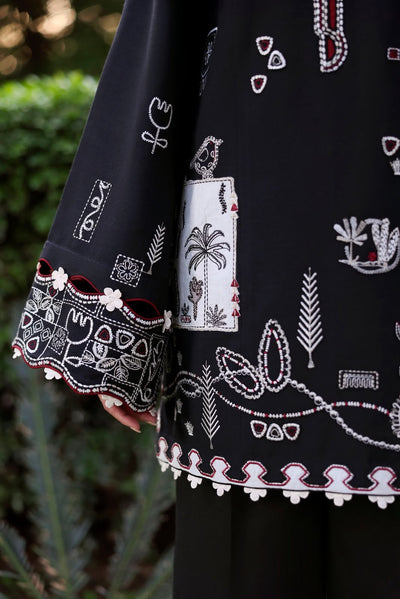 Luqaab Embroidered 3pc