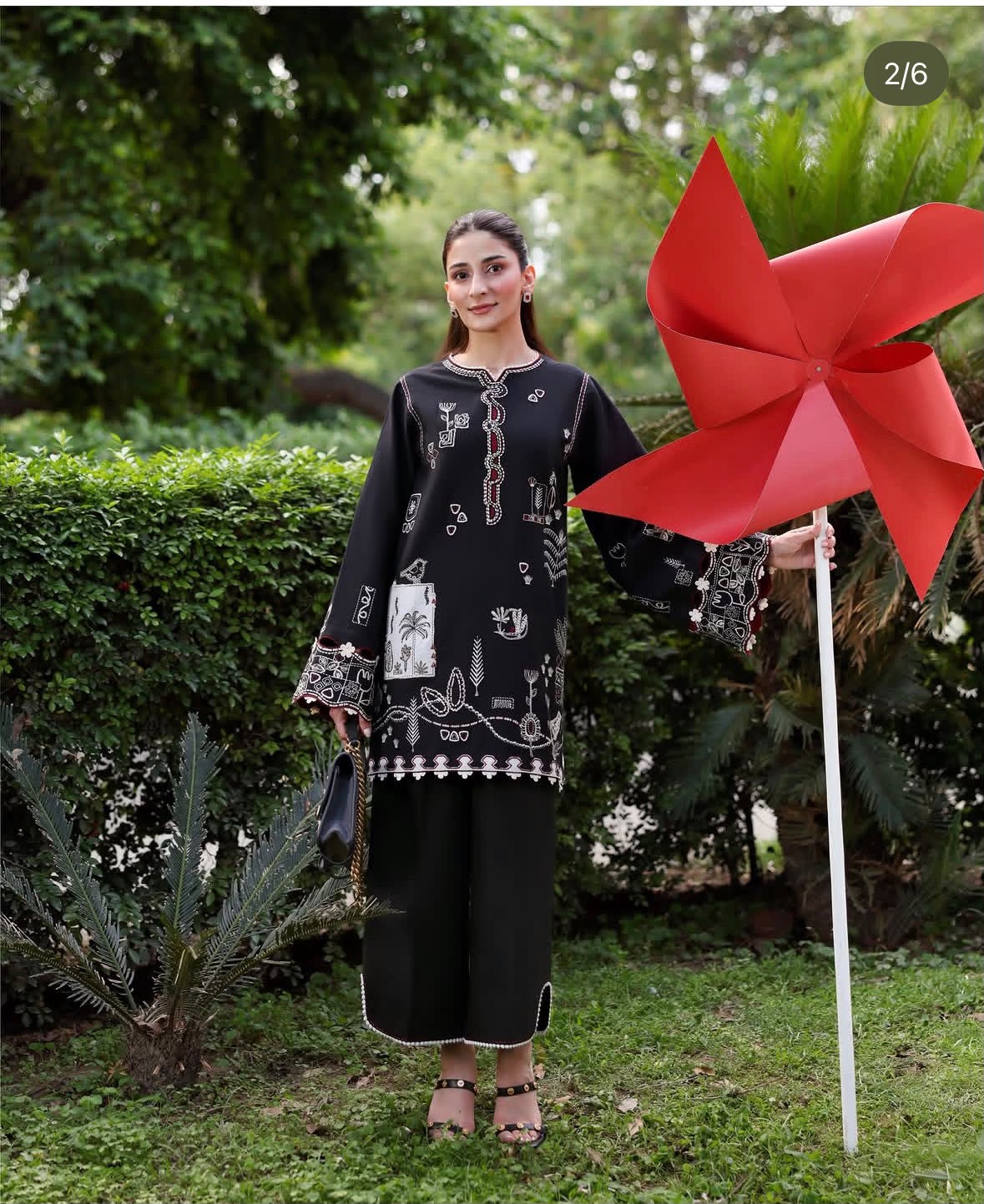 Luqaab Embroidered 3pc
