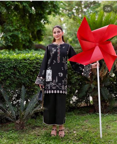 Luqaab Embroidered 3pc