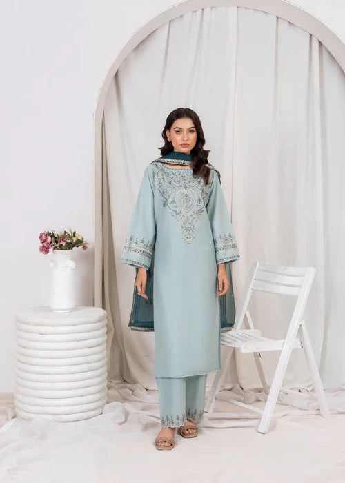 Lazule Embroidered 3PC