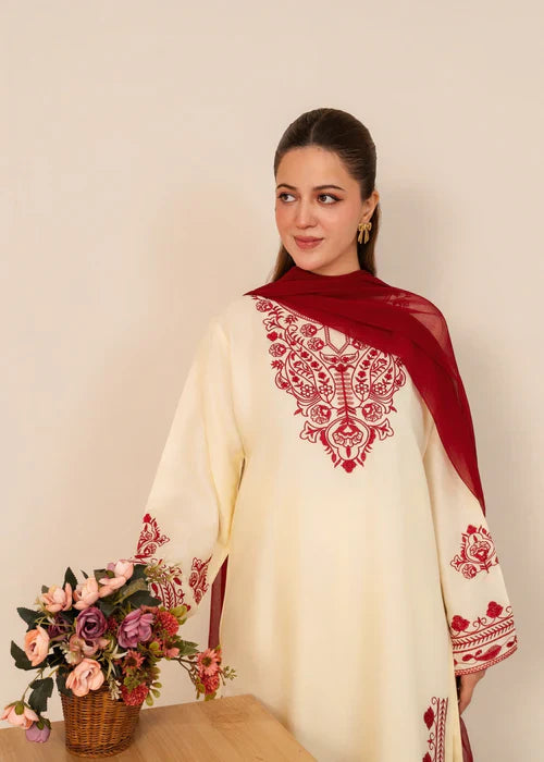 Laal Bahar Embroidered 3pc