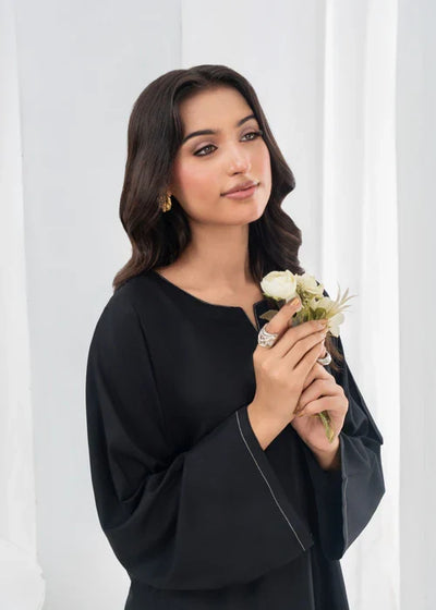 PLAIN BLACK FARSHI SHALWAR 2PCS