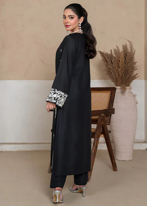 Black Margarita Embroidered 2pc
