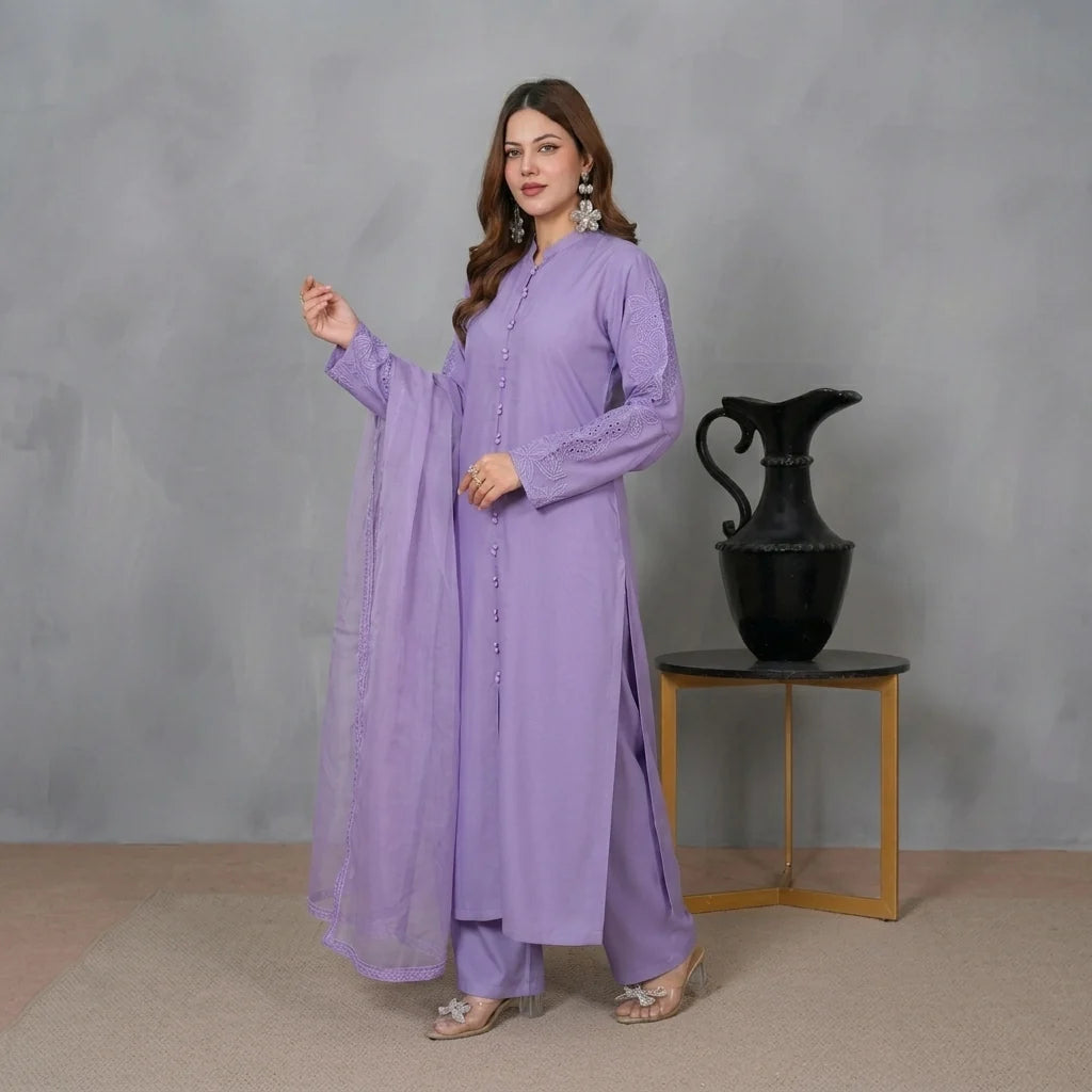 Sofia Embroidered 2PC